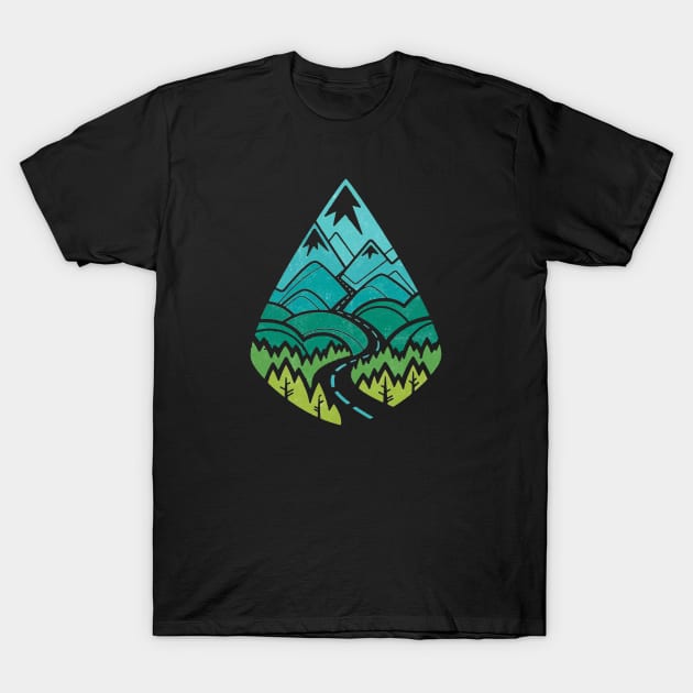 The road goes ever on summer T-Shirt by happyholiday